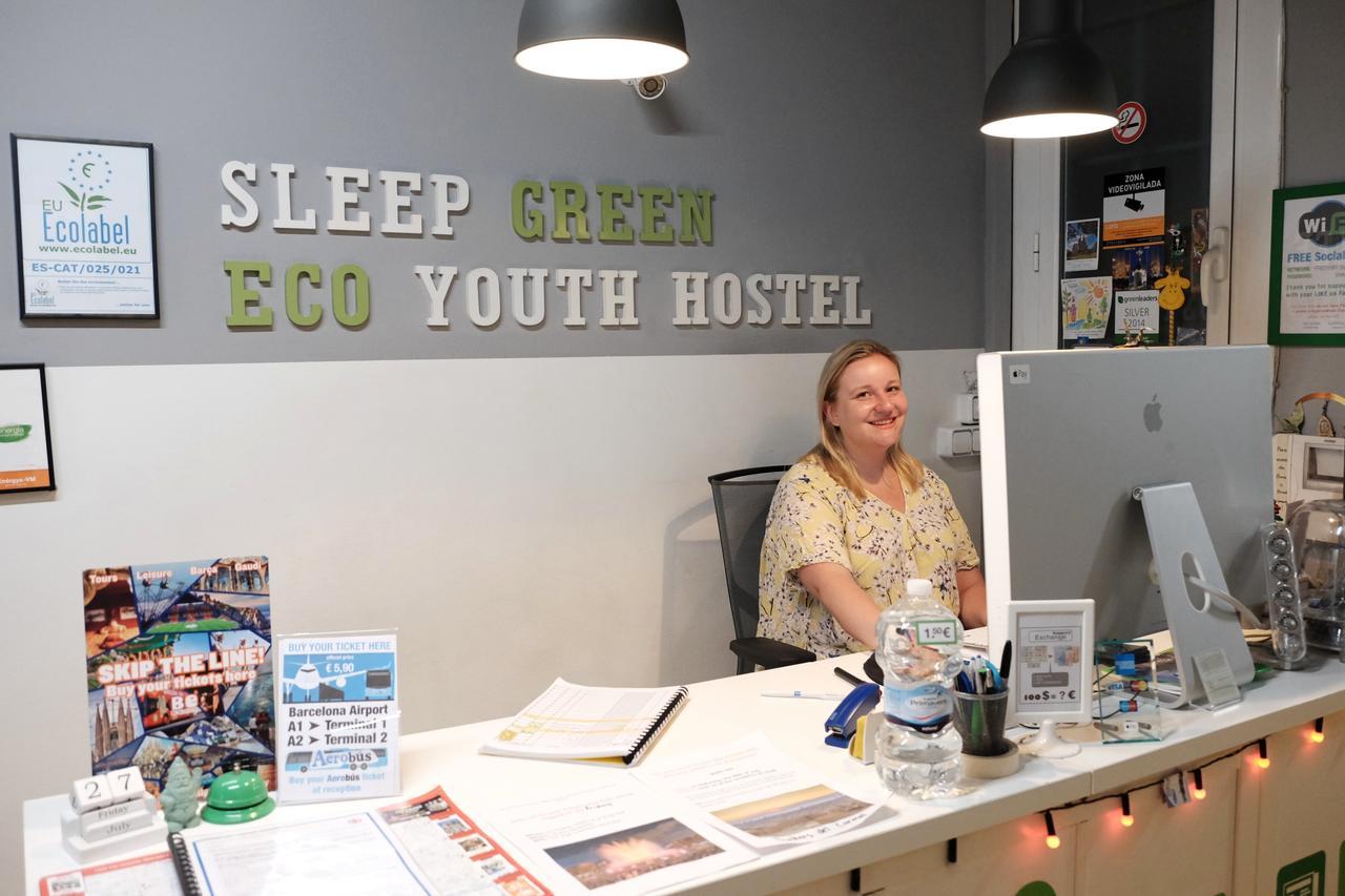Sleep Green - Certified Eco Youth Hostel Barcelona Exterior photo